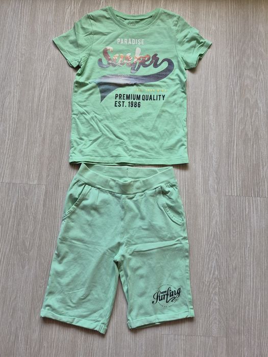 Лот 3 тениски и 3 къси гащи за момче ръст 140см
