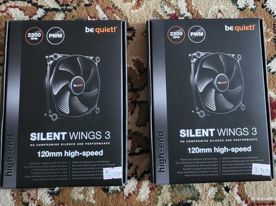 Вентилятор для корпуса be quiet! Silent Wings 3 PWM high-speed, 12cm