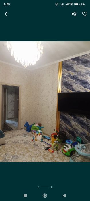 Новостройка квартира 3 хонали 83 КВ.метр срочно сотилади