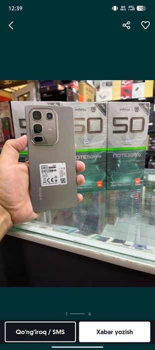 Infinix note 50 pro sotiladi