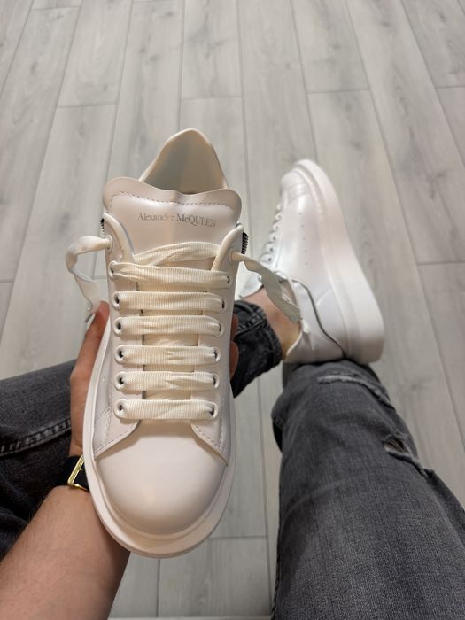 Adidasi Barbati Alex. Mcq. Zipper Full Alb!