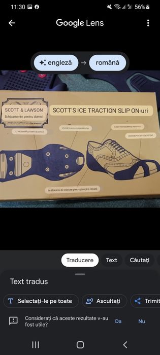 Încălțăminte de tracțiune pentru gheață și zăpadă