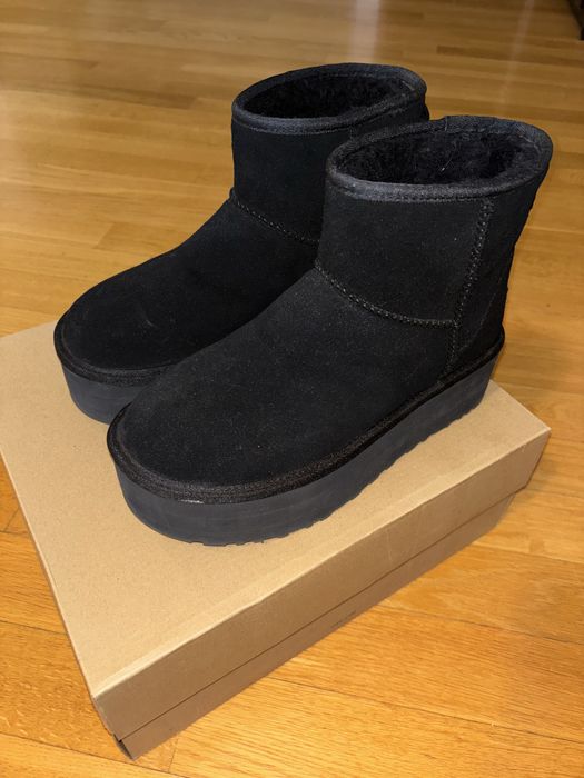 UGG-uri Platforma Negre