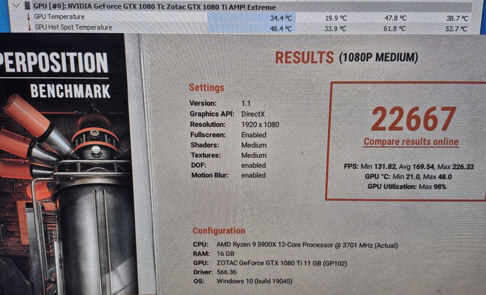 GTX 1080 Ti 11GB Zotac AMP! Extreme