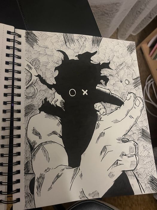 Аниме фен арт ръчна изработка