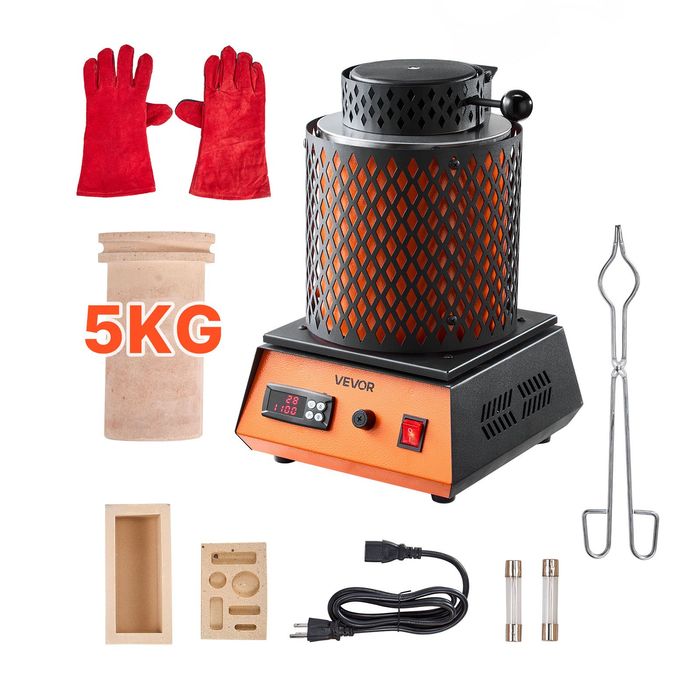 Cuptor Electric Topire 1500W,1150°C,5kg Ceramica,Bijuterii