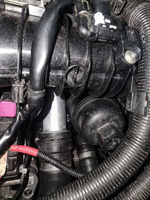 Гаранция! Aлуминиев Фланец за Охлаждане на BMW N47 N57 за E90 F10 F30