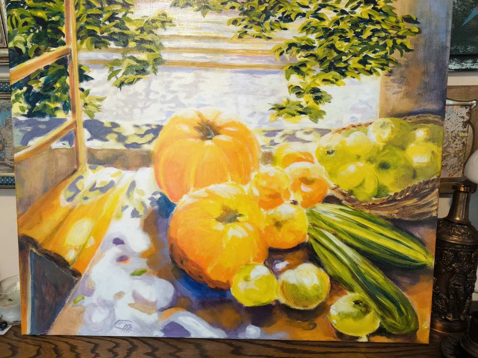 Голяма картина Натюрморт масло върху платно