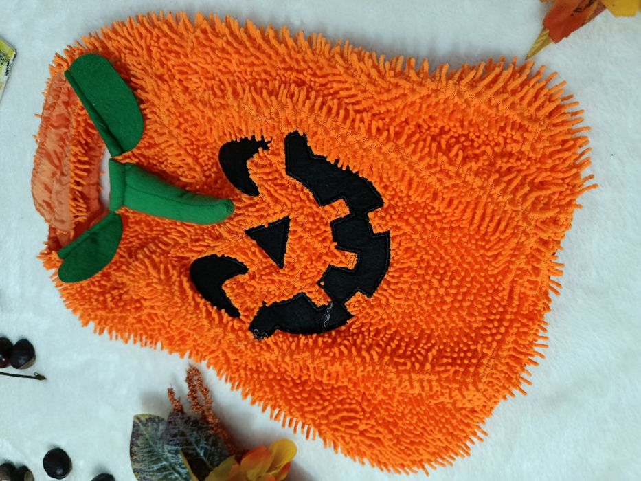 Hăinuță pentru căței de talie mica/ medie model dovleac Halloween