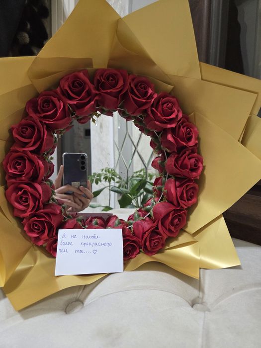 Букет из мыльных роз