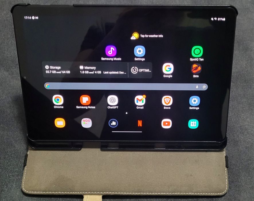 Samsung Galaxy Tab S4 – Perfectă, cu stylus + husă – 499 lei