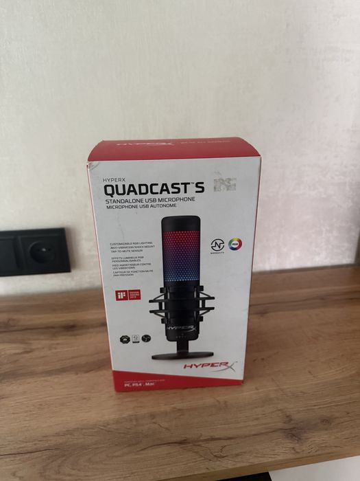 Микрофон hyperx Quadcast S