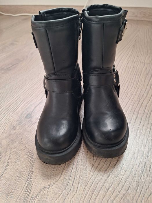 Байкър кожени боти Reserved за момиче, р-р 26