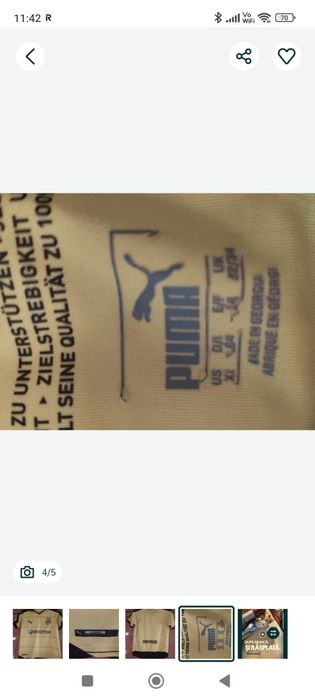 Vând tricou și compleu fotbal cu Borussia Dortmund