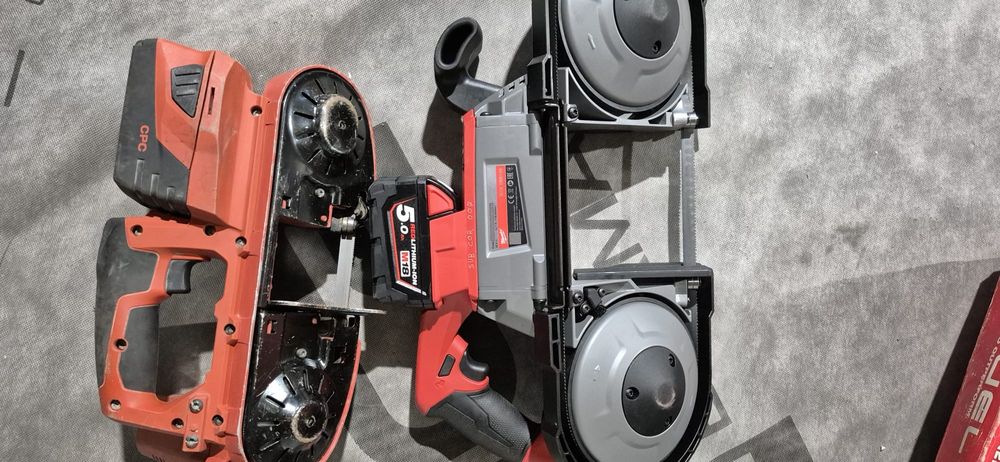 Milwaukee,Hilti ferestrău panglică pe acumulator