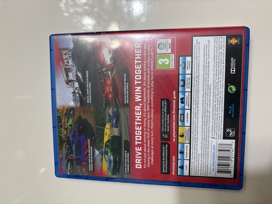 PS4 игра DRIVEclub