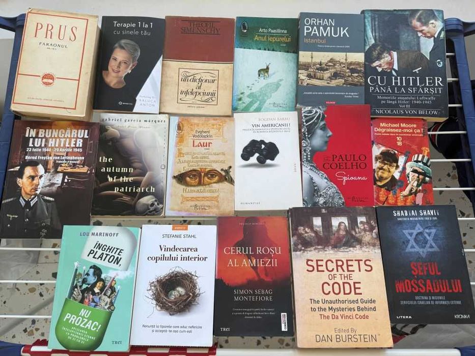 Carti diverse din biblioteca personala - politica, istorie, beletristica, dezvoltare personala, biografii