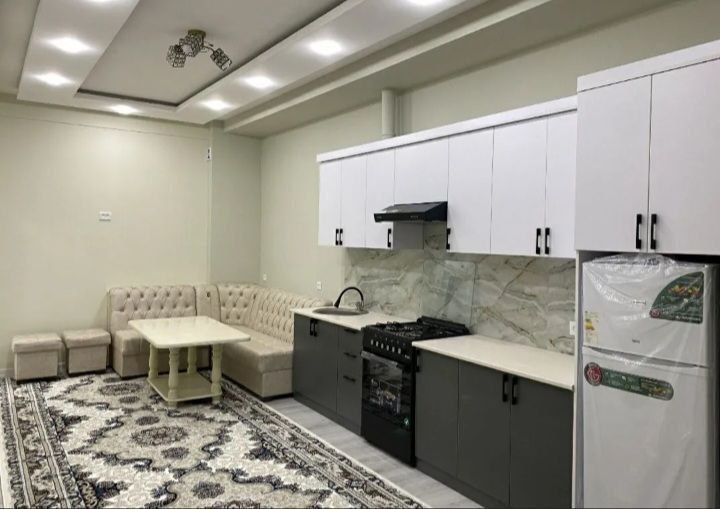 Дружба  метро ёнида янги таъмирланган 2 хонали квартира ижарага берила