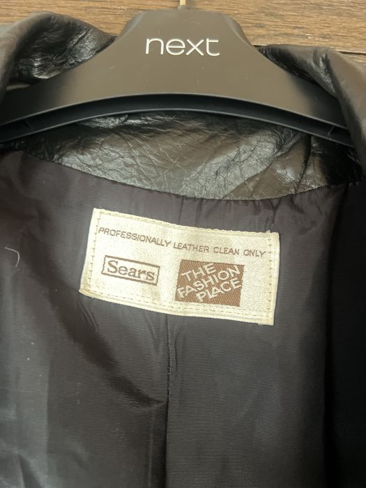 Trench din piele naturală