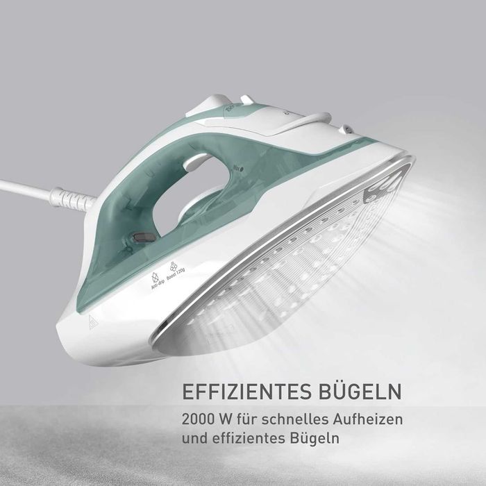 Tefal Virtuo Парна ютия Керамична плоча 30 секунди време за нагряване