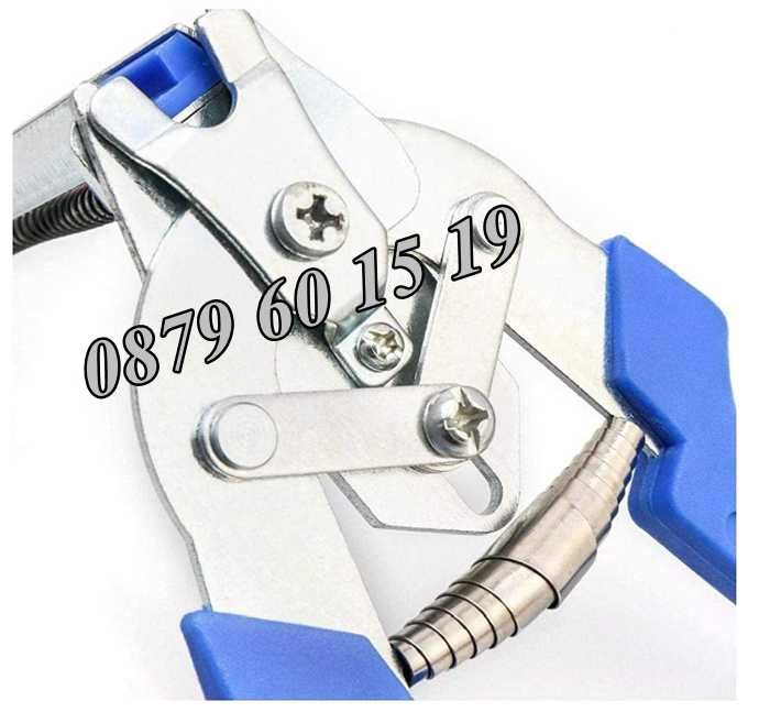 Клещи за връзване на колбаси, луканки, суджуци + 600 скоби