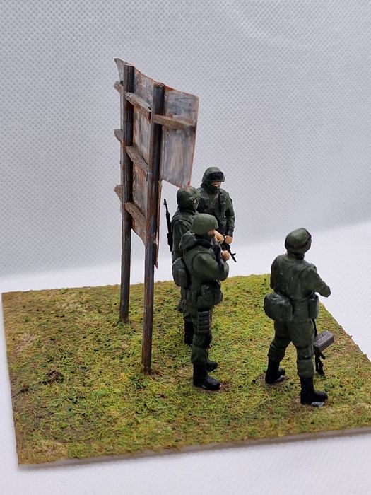 Диорама (макет) ,,Битката за Донецк" мащаб 1/35