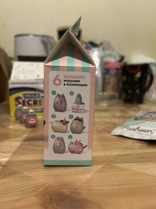 Pusheen, сладкие наборчики с игрушкой