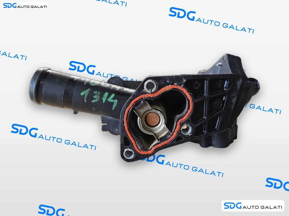 Corp Carcasa Termostat cu Senzor Temperatura Apa Nissan Qashqai J11 1.5 DCI K9K 2013 - 2021 Cod 110609813R [LN0890]