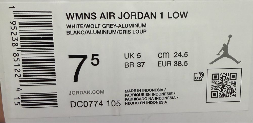 Air Jordan 1 Low оригинал