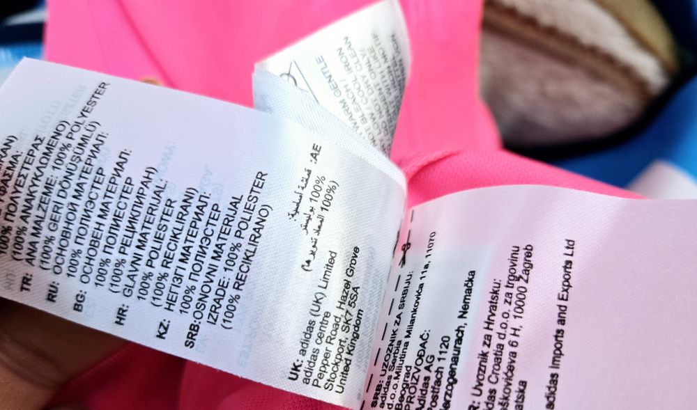 Adidas оригинална дамска тениска електриков розов цвят Л/Хл размер нов