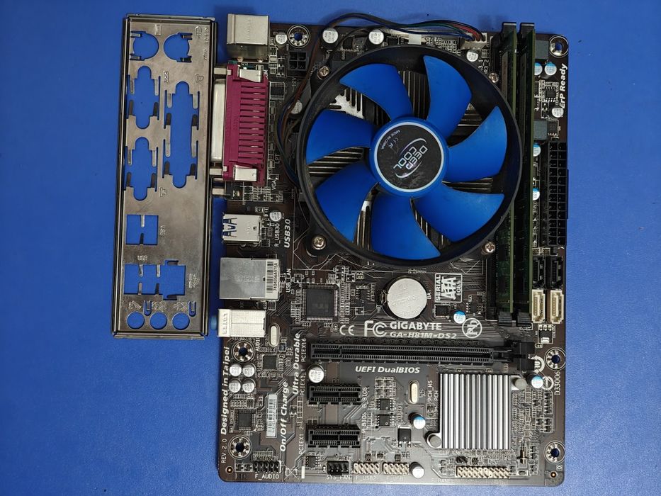 Комплект gigabyte h81+i5-4440+ddr3 8gb