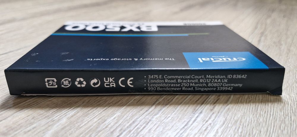 Памет SSD 2TB, Crucial BX500, SATA 6Gb/s