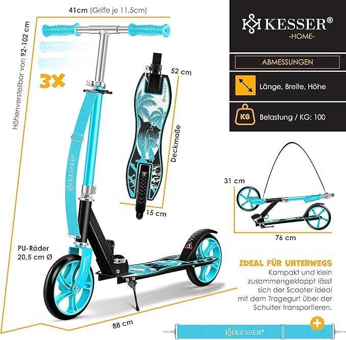 Тротинетка KESSER®Детска