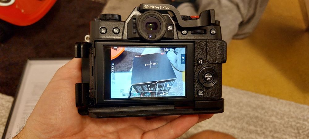 Buton si cage pentru  Fujifilm Xt20/xt30,