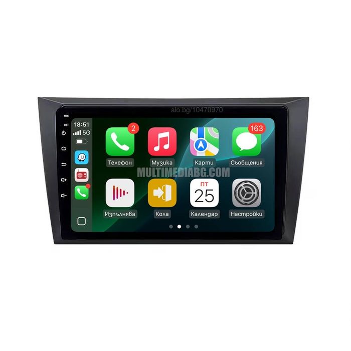VW Golf 6 Универсална мултимедия 9" Android 15 2+32 Ram голф 6