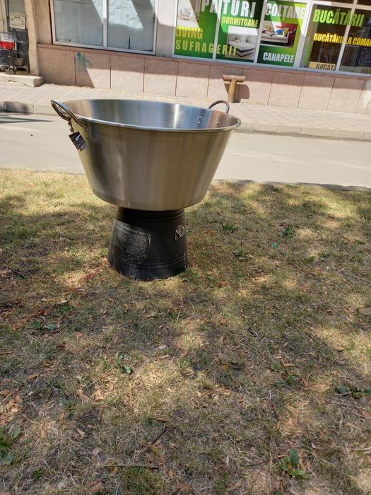 Ceaun inox/ cazan inox / cătlan inox 150L