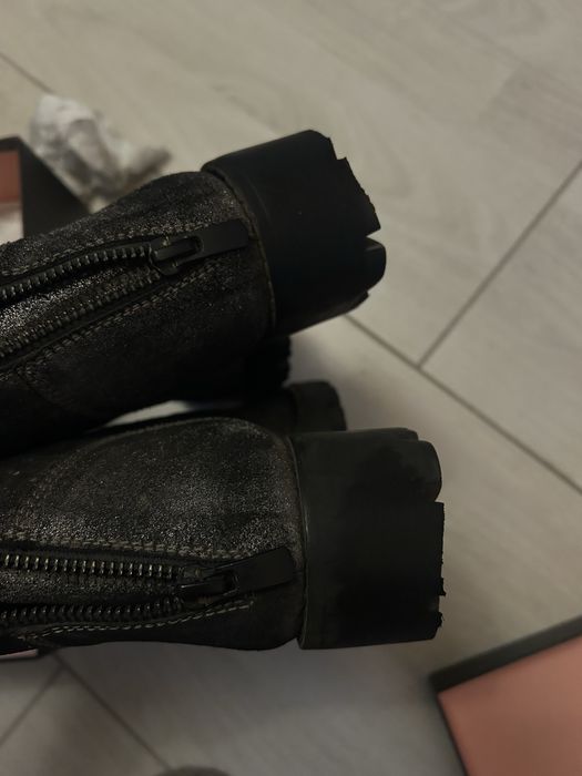 Ghete Avani argintii Musette 38