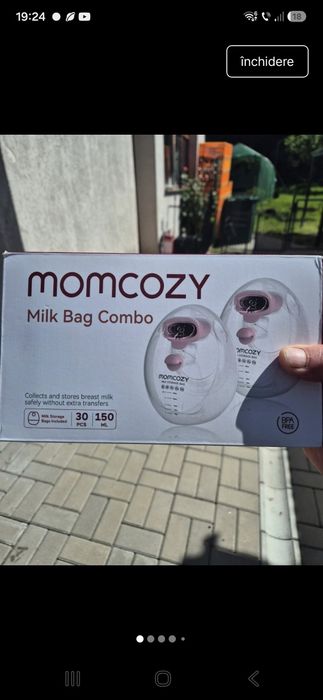 Set pentru  colectare lapte matern