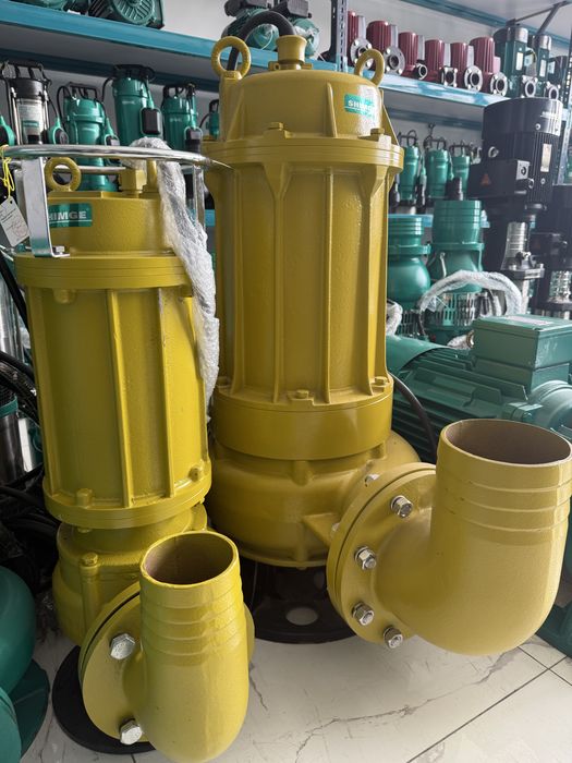 Погружной дренажный насос фекальный 5,5 кВт 110 м3/час Shimge WQ nasos
