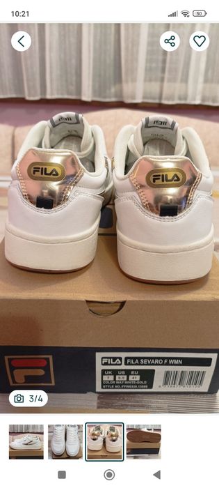 Дамски кожени обувки Tamaris и Fila