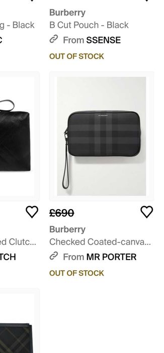 Burberry/Бърбери мъжка чанта тип несесер