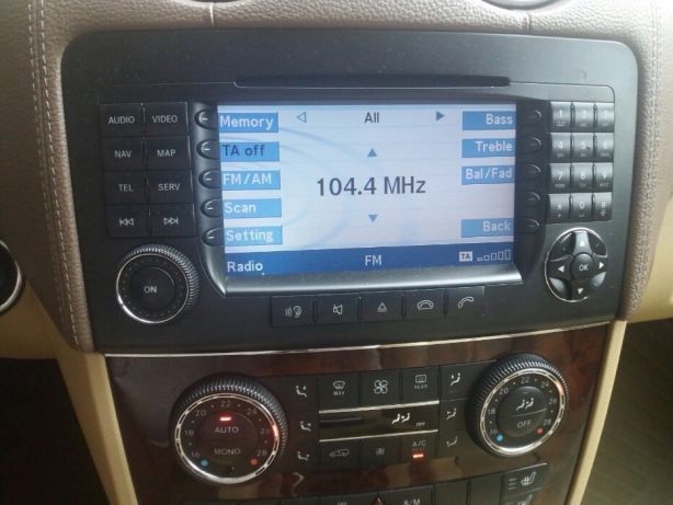 DVD navigatie Mercedes - A, B, C, CLK, G, ML, GL - Klasse 2023