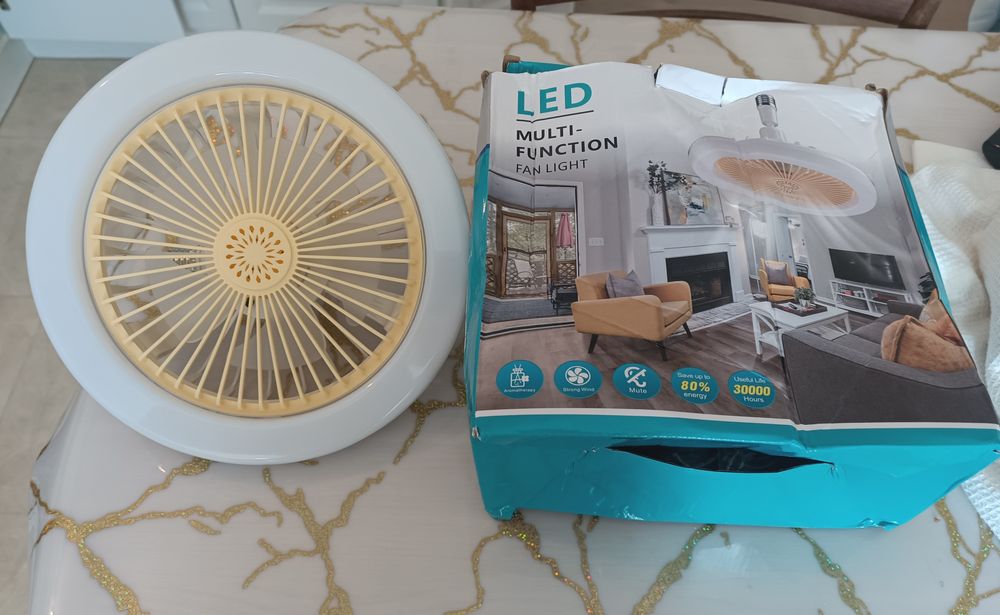 Вентилятор люстра светильник с пультом