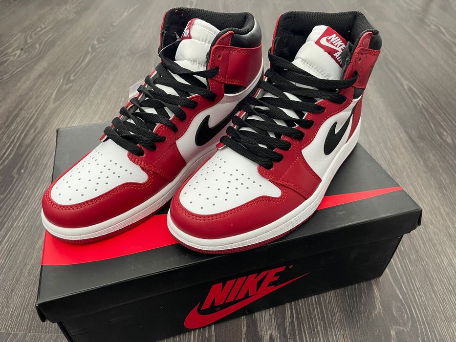 Jordan 1 retro high OG CHICAGO produs nou PIELE