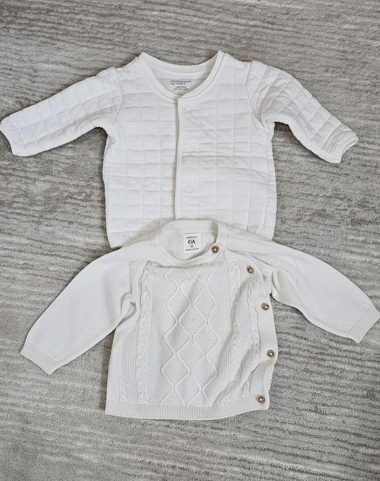 Jacheta Primark + pulover C&A 0-3 luni marime 62