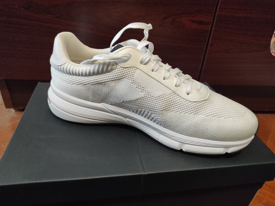 Обувки TOMMY HILFIGER Lightweight RWB Knit White