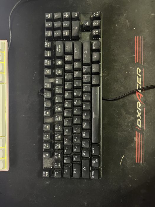 Клавиатура красные свечи