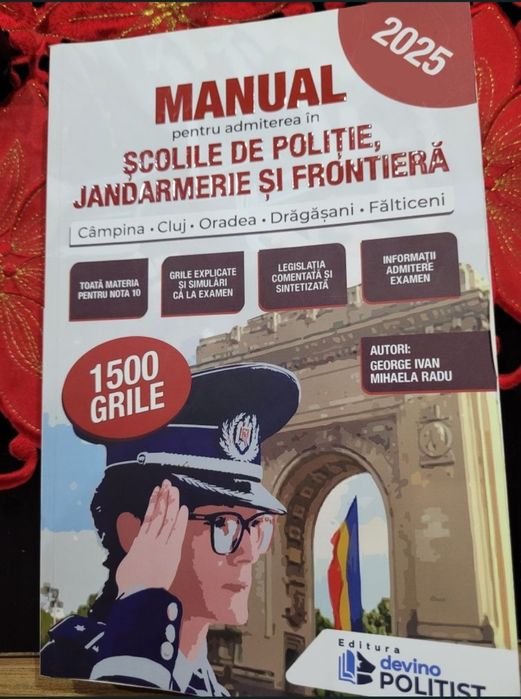 Vând culegeri noi admitere poliție+ Constituția României