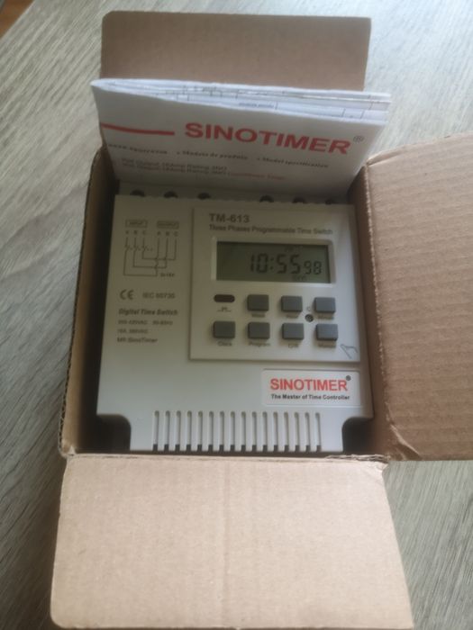 трифазен таймер, превключвател