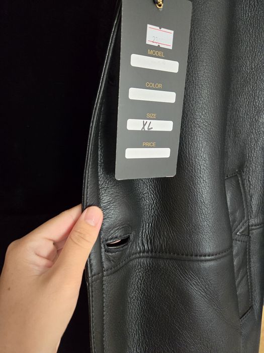 Дубленка кожанная